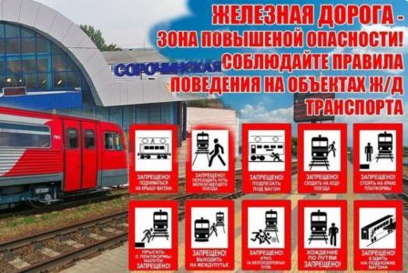 Детский месячник «Уступи дорогу поездам!».